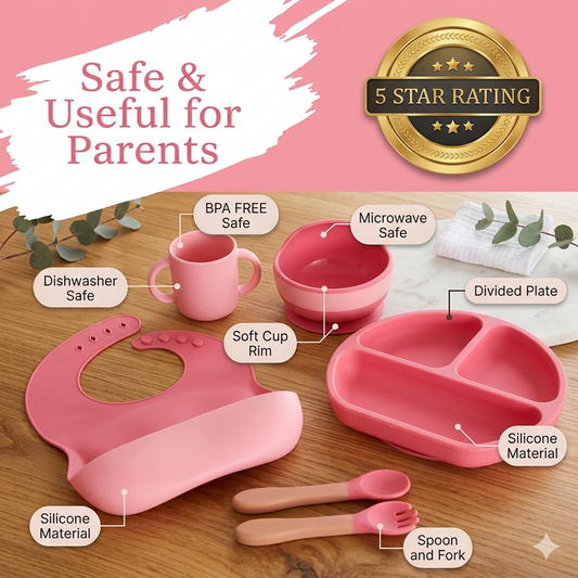Silicone Baby Cutlery Set