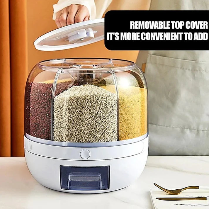 Rotating Food Storage Dispenser