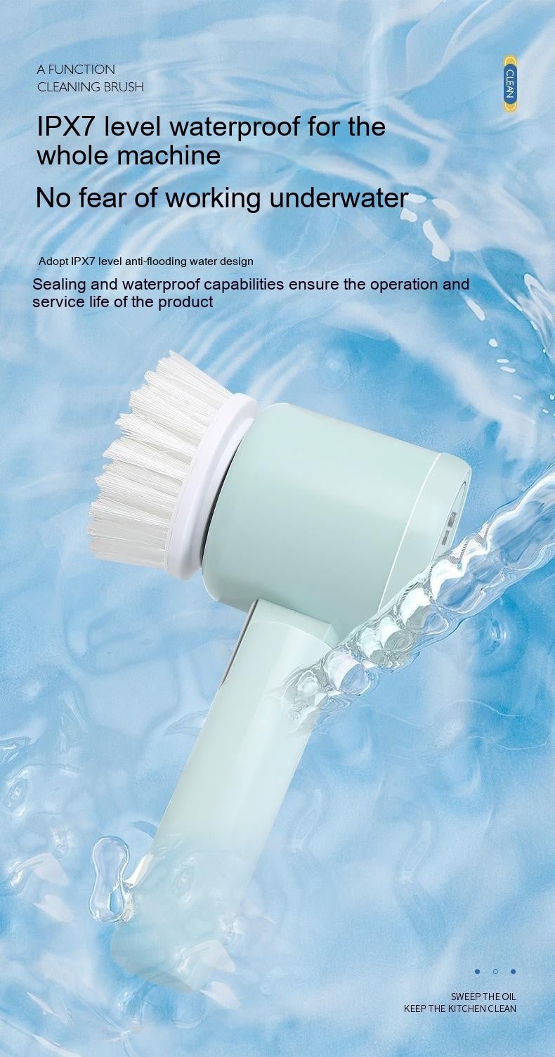 Handheld Multifunctional Electric  Cleaning Brush
