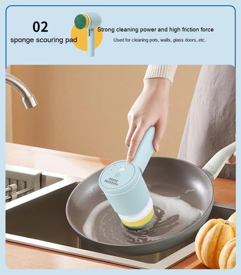 Handheld Multifunctional Electric  Cleaning Brush