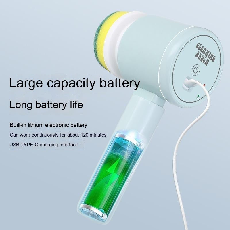 Handheld Multifunctional Electric  Cleaning Brush