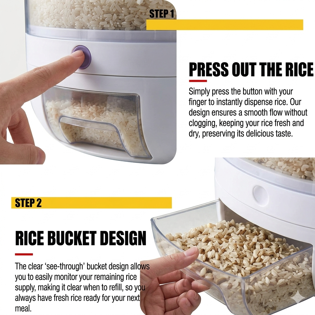 Rotating Food Storage Dispenser
