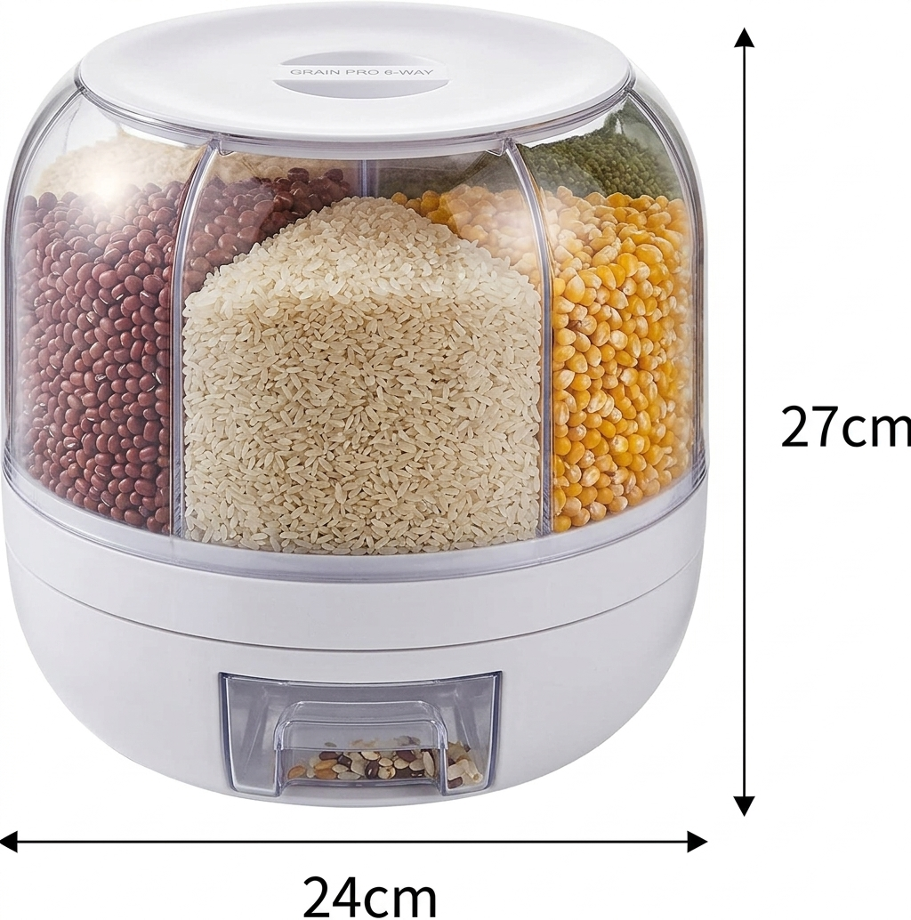 Rotating Food Storage Dispenser