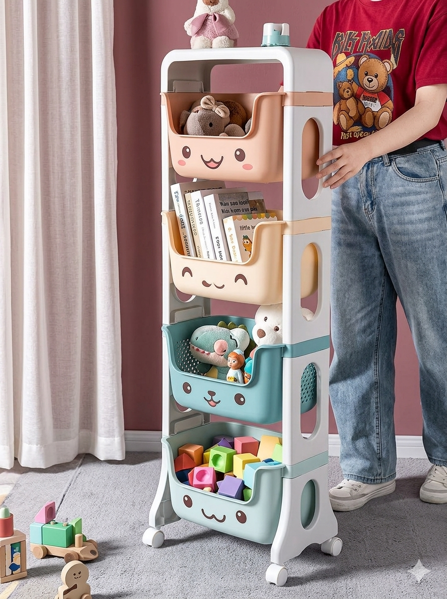 Kids Storage Rack