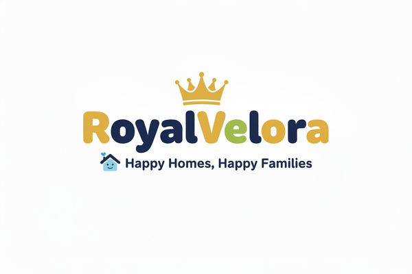 Royal Velora Logo - Bold Navy Tagline